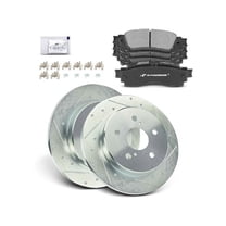 Front and Rear Brake Pad and Rotor Kit - Compatible with 2019 - 2024 ...