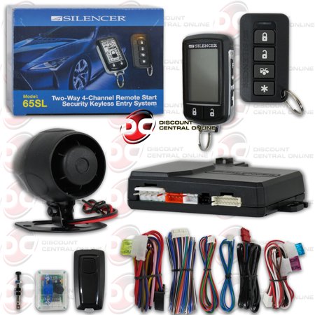SILENCER 65SL LONG RANGE TWO-WAY CAR REMOTE STARTER AND FULL SECURITY SYSTEM