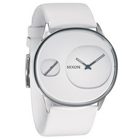 Nixon Women's A186100 The Rayna White Dial White Leather Strap Watch