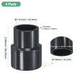 thumbnail image 3 of Uxcell 4-Pack Conector de Reducción de Tubo, Acoplamiento Reductor Recto de 1-1/4"*1", Gris, 3 of 6