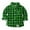 Green, variant on Wancir Little Big Boys Girls & Mens Plaid Flannel Shirt Button Down Family Matching Outfits