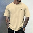 thumbnail image 2 of LUOGENLI T-shirts pour Homme pour Hommes Homme Été Chemise Imprimée Blouse Manche Courte Col Rond Hauts Chemise Hauts 4TG T-shirts pour Hommes T-shirts Graphiques T-shirts Fête de la Saint-Patrick Jaune m, 2 of 4