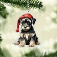 thumbnail image 2 of Adorno Navideño Colgante Con Forma De Perro Acrílico Plano Para Decorar El Árbol De Navidad Y El Hogar., 2 of 4