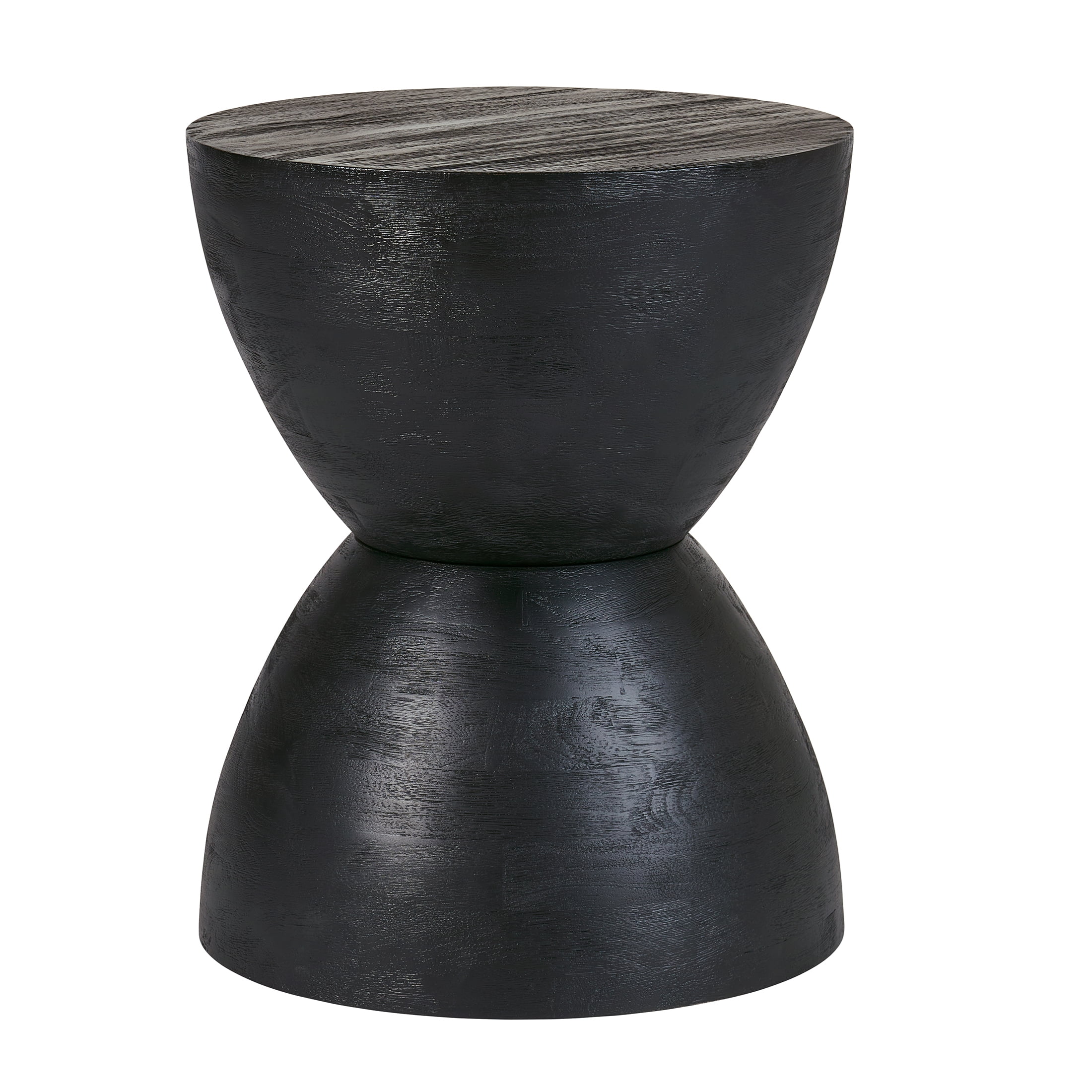 Better Homes & Gardens James Wood End Table, Rich Black Finish