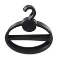 thumbnail image 4 of 120x Bufanda MantÓN Organizador Corbatas Perchas PlÁStico Ovaladas Almacenamiento Tamaño Negro: 13,5 cm (Longitud) X 12,5 cm (DiÁMetro) X 13,5 cm () X1,9 cm (Boca de Gancho), 4 of 9