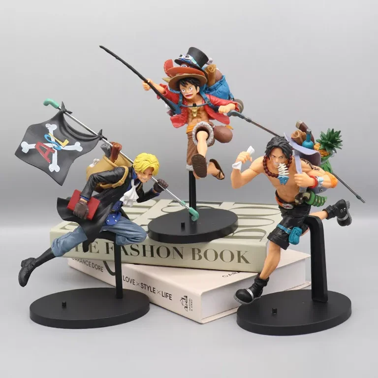 ワンピース フィギュア 3体セット SABO ACE LUFFY ApexComm One Piece Luffy Sabo ACE Anime Figure Collection