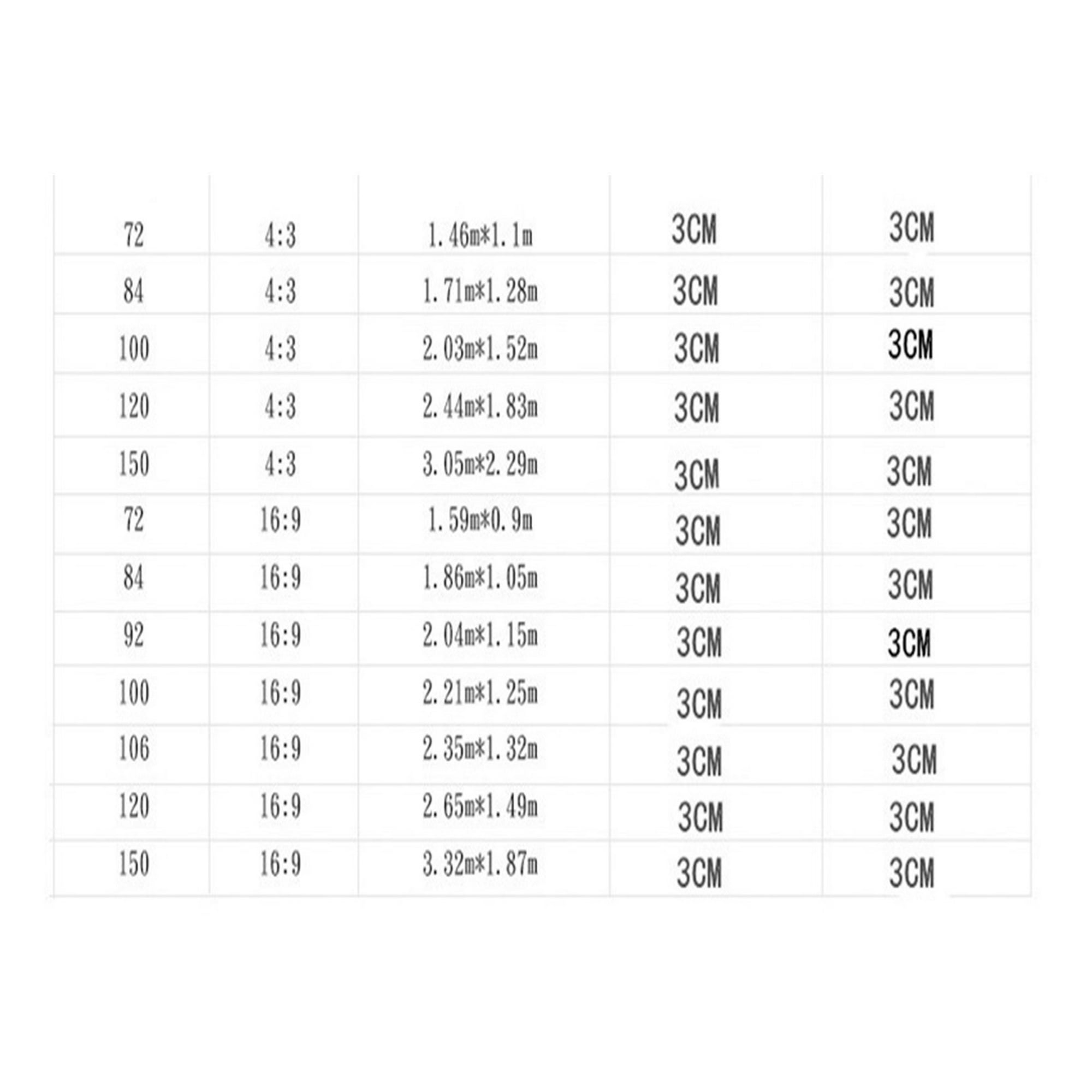 Portable HD Projector Screen Hand Pull Down Projector Screen 84 100 120  Inches 16:9 4:3 Easy To Assemble ,Easy to Use - Walmart.ca