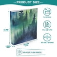 thumbnail image 5 of Starry Sky and Trees 3 Ring Binders 1.5 inch Hardcover File Folders with Interior Pockets A4 Size Organizer for School Office Hospital, 5 of 8