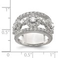 thumbnail image 2 of 925 Sterling Silver Cubic Zirconia Cz Ring, 2 of 6