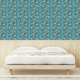 thumbnail image 3 of Ambesonne Vintage Rustic Peel & Stick Wallpaper for Home, Plum Flowers Planks, 13"x36", Sea Blue Grey Teal, 3 of 5