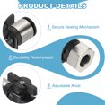 thumbnail image 3 of Uxcell Pneumatic Ball Valve PT Female Thread, Push to Connect Fittings Ball Valve Air Flow Control Valve Hose Fittings 3/8" x 1/8", 3 of 6