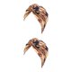 thumbnail image 1 of Turbantes de estilo bohemio sweethay para mujer con diseño elástico gorro para dormir Cadena leopardo oro, 1 of 6