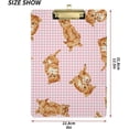 thumbnail image 3 of FMSHPON Lovely Cat Clipboard Hardboard Wood Nursing Clip Board and Pull for Standard A4 Letter 13x9 inches, 3 of 7