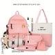 thumbnail image 3 of Mochila De Gran Capacidad De 5 Uds., Conjunto De Bolsa De Lápiz, Mochila Escolar Ligera Duradera De Lona, ​​bolsa De Viaje De Moda, 3 of 4