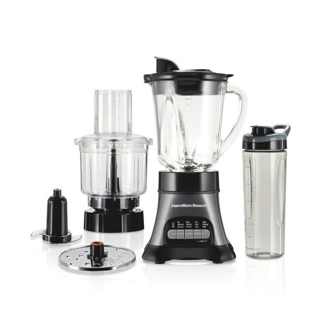 Licuadora Hamilton Beach 3 en 1 4 Velocidades 1.18 L 700 W Color Gris