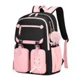 thumbnail image 3 of & Craft Stationery Stylish High Capacity Backpack For Girls Casual Shoulder Bag With Multiple Compartments For School And Daily Use, 3 of 5