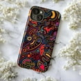 thumbnail image 5 of Psychedelic Neon Abstract Phone Case, Trippy Colorful Doodle Art Protective Cover for iPhone 16 15 14 13 12 11 Pro Max Mini Plus, 5 of 6