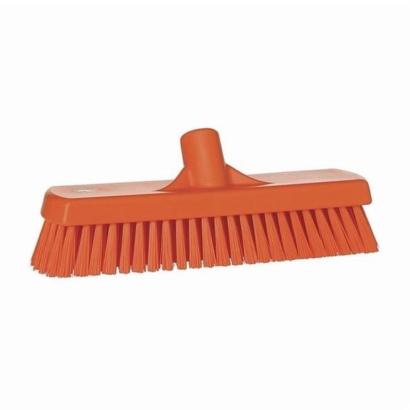 Remco 12"L Orange Replacement Deck Brush, Polyester 70607
