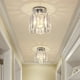 thumbnail image 4 of Araña De Cristal Semi Empotrada Lámpara De Techo Lámpara Colgante De Cristal Lámpara De Cristal Exquisita Linterna Led Moderna De Alta Para El Hogar Sala De Estar Dormitorio Hotel Casa Eigraketly HA026469-01, 4 of 6