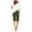 Army Green, variant on Shorts for Women Patterned Bermuda Shorts Pockets Drawstring Elastic Waist Thin Material Floral Printed Summer Vacation Bottoms