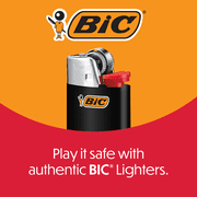 BIC Classic Pocket Lighter, Assorted Colors, 6 Count