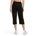 thumbnail image 2 of Champion Women’s Lightweight Lounge Capri Pants with “C” Logo, Standard Fit, Cotton-Blend Fabric, Sizes S-XXL, 2 of 5