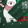thumbnail image 6 of Lollipie Kids Christmas Sweater for Toddler Girls Boys Holiday Pullover Sweatshirts Top, 6 of 7