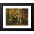 thumbnail image 2 of Eduard Charlemont 24x18 Black Modern Framed Museum Art Print Titled - The Pages (1889), 2 of 5