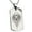 Silver, variant on Stainless Steel Hera Greek Goddess of Marriage Engraved Dog Tag Pendant Necklace