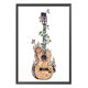thumbnail image 1 of Cuadros Decorativos Kits de bordado con cuentas de guitarra DIY de hilo de algodón de 11 quilates de punto de cruz parcial Tmvgtek embutido en tela, 1 of 1