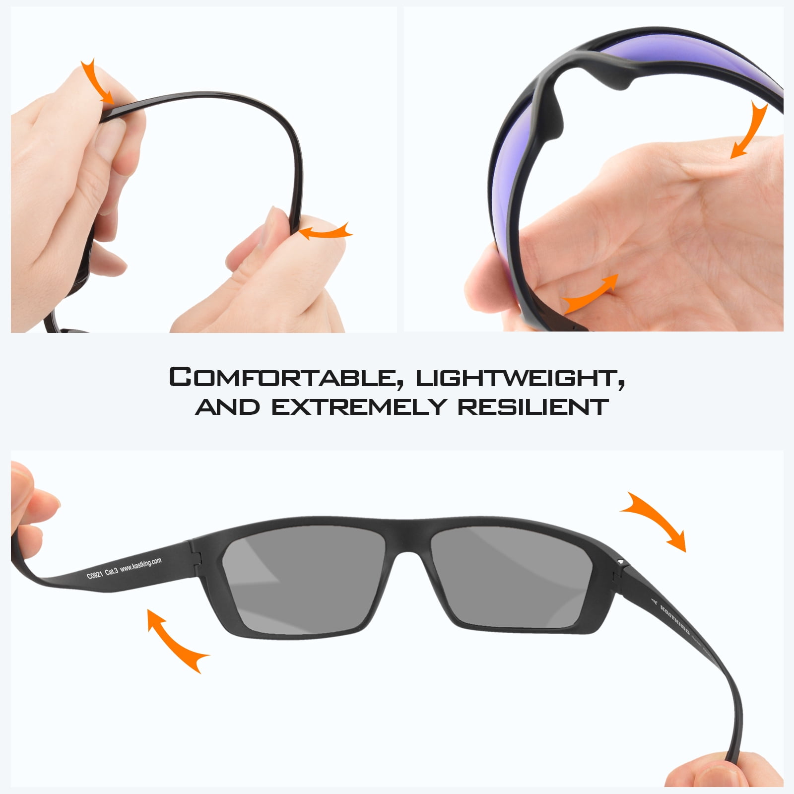 KastKing Huzzah Polarized Sport Sunglasses