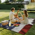 thumbnail image 5 of Fsddascl Stars And Stripes Outdoor Rug for Patio/Deck/Porch, Non-Slip Large Area Rug 4 x 6 Ft, Independence Day Eagle American Flag Indoor Outdoor Rugs Washable Area Rugs, Camping Rug Carpet, 5 of 5