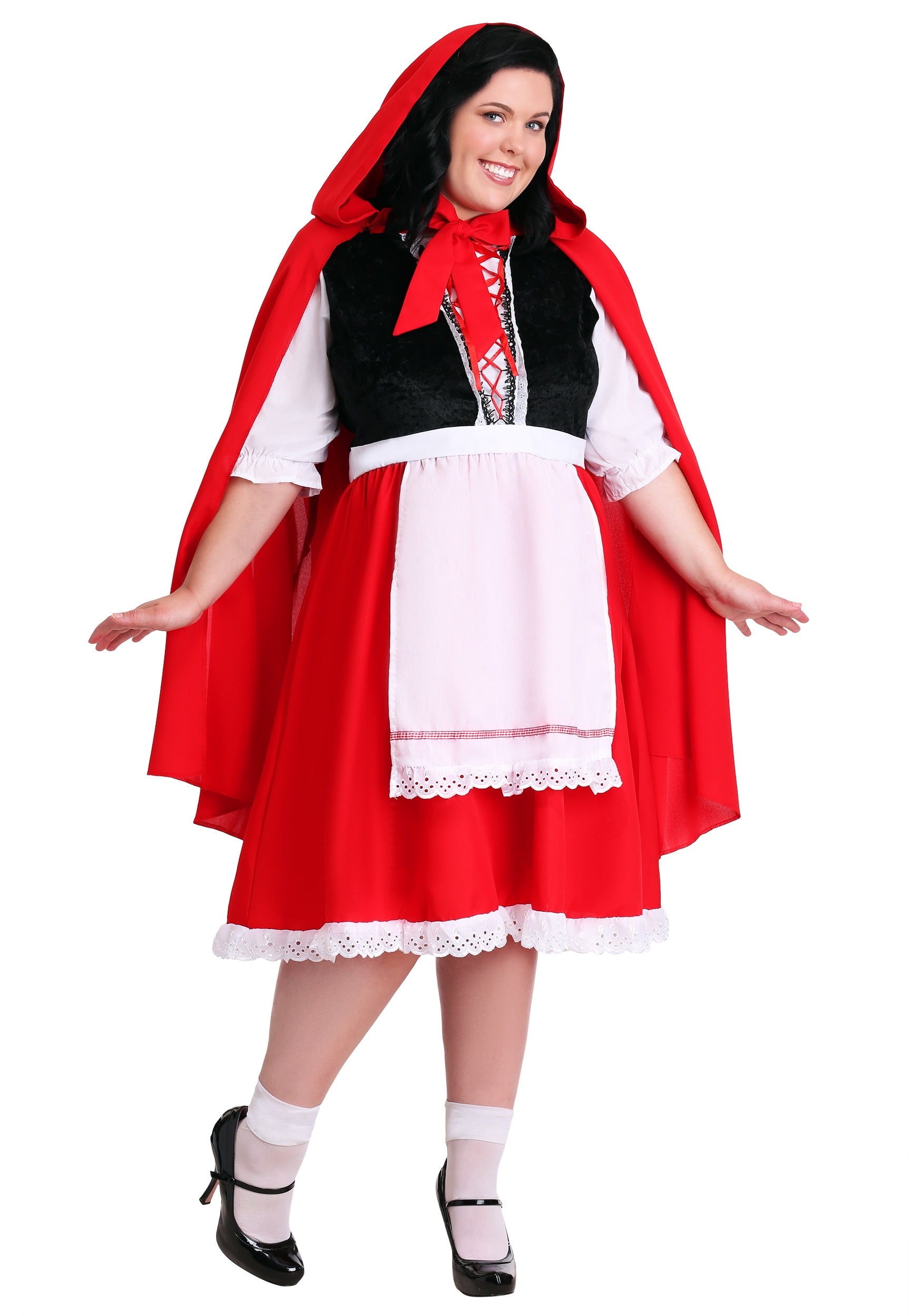 plus size little red riding hood