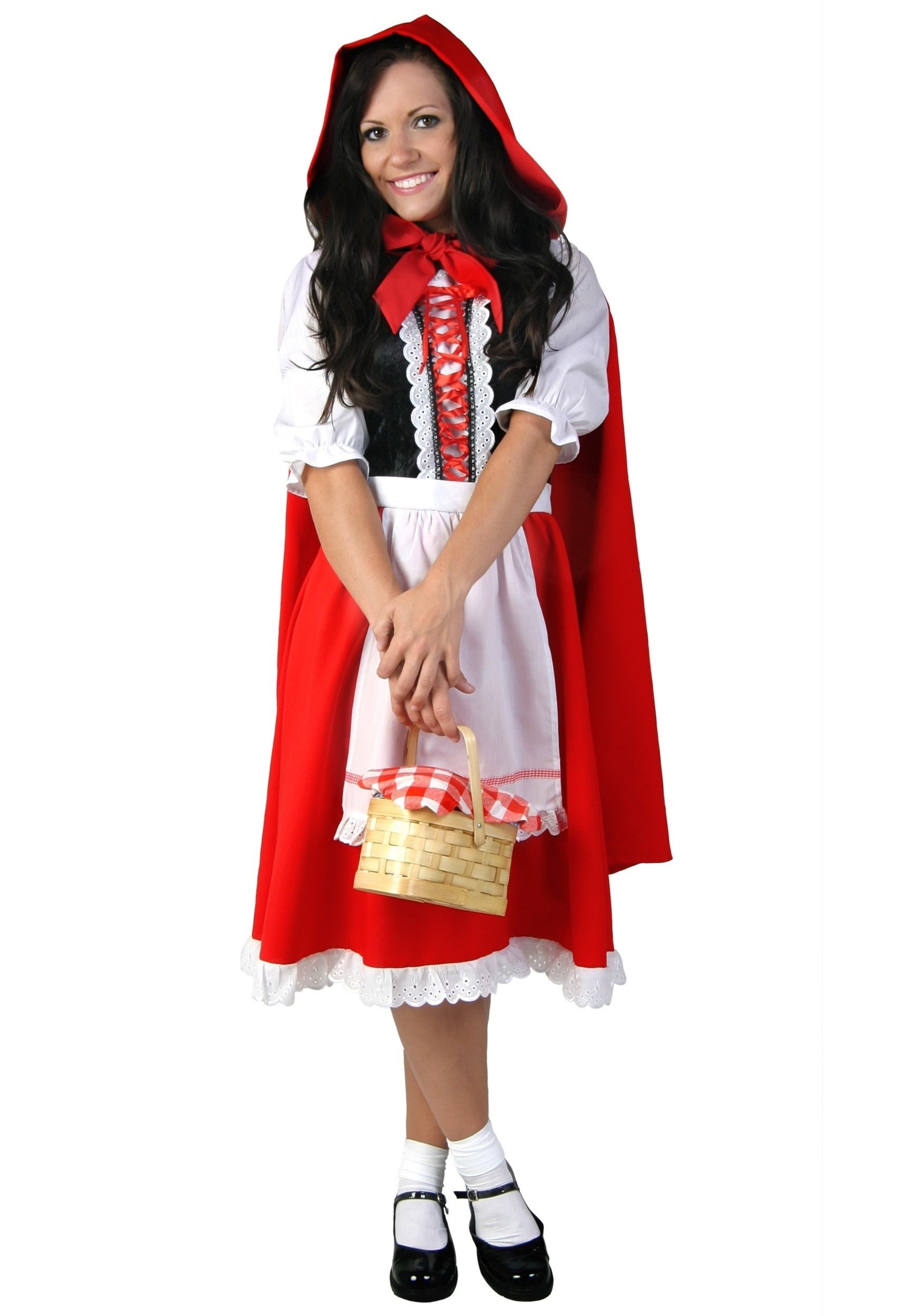 Halloween Evil Red Riding Hood BIG BAD WOLF Fancy Dress Costume ALL SIZES 
