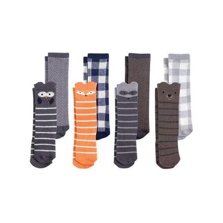 UPC: 0660168540550 | Hudson Baby Infant Boy Cotton Rich Knee-High Socks  Forest Boy  0-6 Months