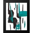 thumbnail image 2 of Beauchamp, Andy 15x18 Black Modern Framed Museum Art Print Titled - A Vision In Teal, 2 of 5