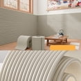 thumbnail image 3 of Topukaiba W-Shape Foam Edge Protector, 6.5FT Baby Proofing Corner Guard with Adhesive Tape for Furniture Wall Fireplace Table Stair Door, Protector & Desk,Grey,78.7x7.8in, 3 of 5
