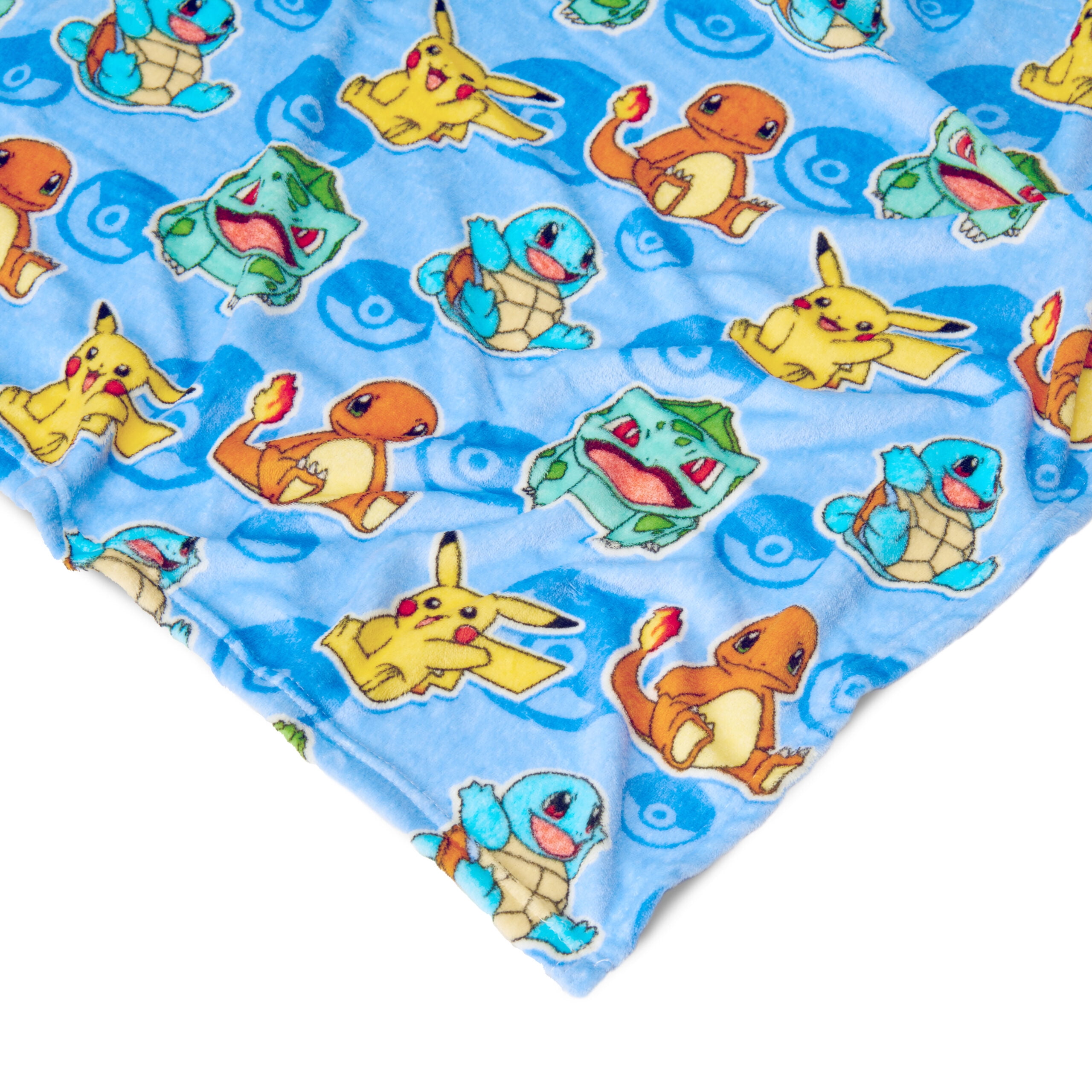Pokemon Pikachu Cute Silk Touch Throw Blanket and Plush Character Hugger Set – Ultra Soft Plush Character Pillow for Kids