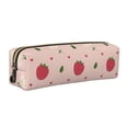 thumbnail image 1 of Balery Strawberry Estuche de Lápices de Cuero Impreso, Estuche para Suministros de Arte, Estuche de Lápices con Cremallera, Estuche de Almacenamiento de Papelería, 1 of 7