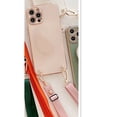 thumbnail image 1 of Funda de teléfono suave chapada con cordón cruzado de lujo para iphone 14 13 12 Pro Max MiNi 11 Pro Max XR X XS Max 7 8 plus SE 2022 Tan Jianjun unisex, 1 of 2