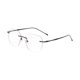 thumbnail image 2 of Gafas para ojos, gafas elegantes, informales, sin montura, para festivales, fiestas, vacaciones, ocio Negro, 2 of 7