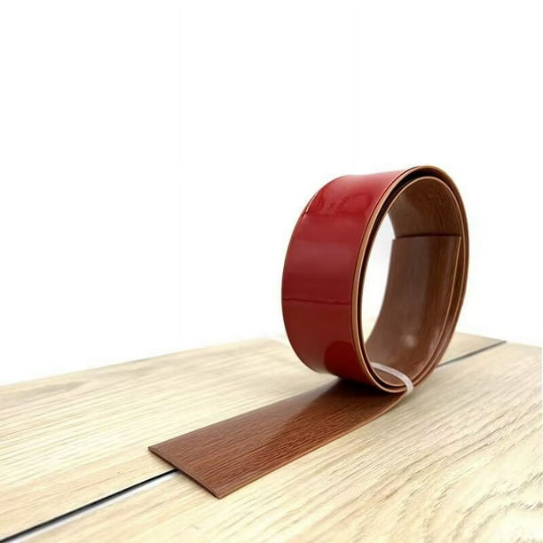 Tira de umbral con hebilla plana Tira de laminado Tira de borde de piso de madera Tira de puerta Tira de borde de unión Decoración de separación Autoadhesivo sin adhesivo