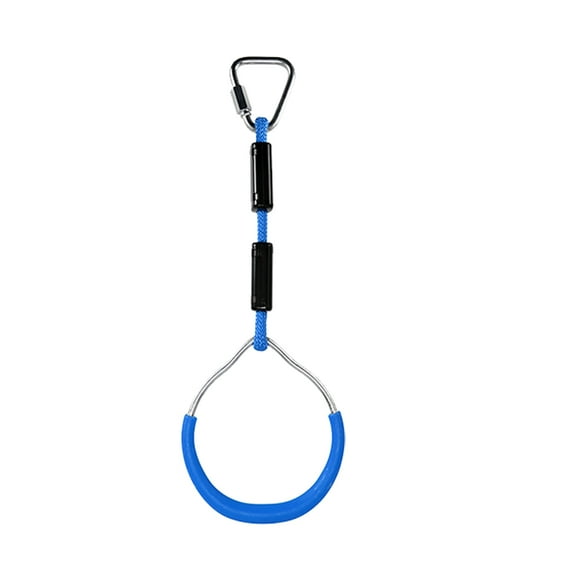 EeaseCA 1 Pce Anneau de Gymnastique en Plastique Anneau D\'entraînement Physique pour Enfants Exercice de Force Entraînement de Poids Corporel (Bleu)