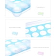 thumbnail image 4 of Cateissary Caja de almacenamiento de huevos Refrigerador Contenedores de almacenamiento Cajas de mantenimiento fresco Organizador Plástico Hogar Type2 NO2, 4 of 6