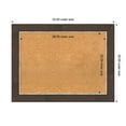 thumbnail image 4 of Amanti Art Natural Cork Board Framed Lined Bronze Bulletin Board 33 in. x 25 in., 4 of 7