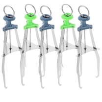 FELTECHELECTR Portable Dish Lifter Hot Dishes Gripper Plastic 5pcs Assorted Color