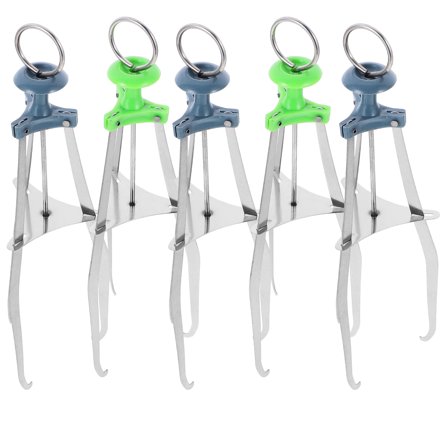 FELTECHELECTR Portable Dish Lifter Hot Dishes Gripper Plastic 5pcs Assorted Color