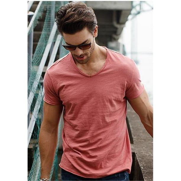 Camiseta de manga corta AIOPESON piezas marca hombres Casual