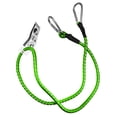 thumbnail image 7 of 2PK 30" carabiner round bungee with reflective lines green color High elasticity Bungee cord-Multiple use- Perfect for Camping Cargo tie down, 7 of 7