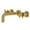Brushed Brass, variant on Kingston Brass KS8122DX Concord 2-Handle Wall Mount Bathroom Faucet, Polished Brass